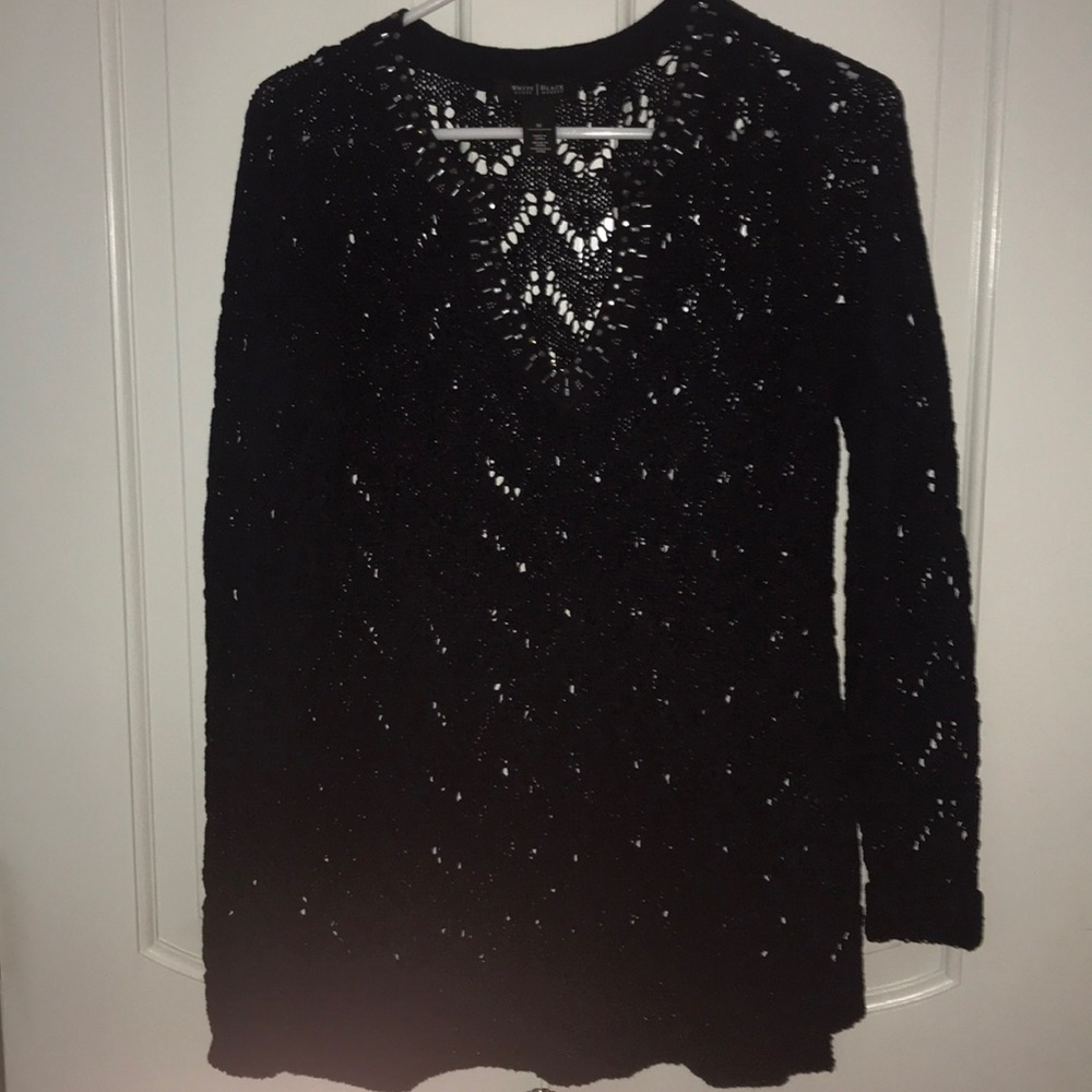NWOT.  White House Black Market navy sweater